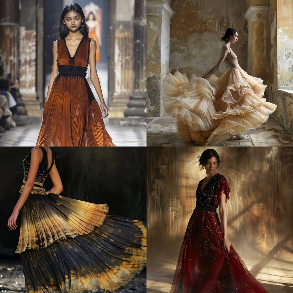 Alberta Ferretti style, Midjourney V6, render 1 of 4