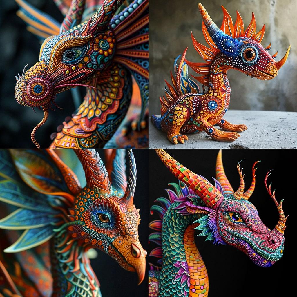Alebrije style, Midjourney V6, render 1 of 4