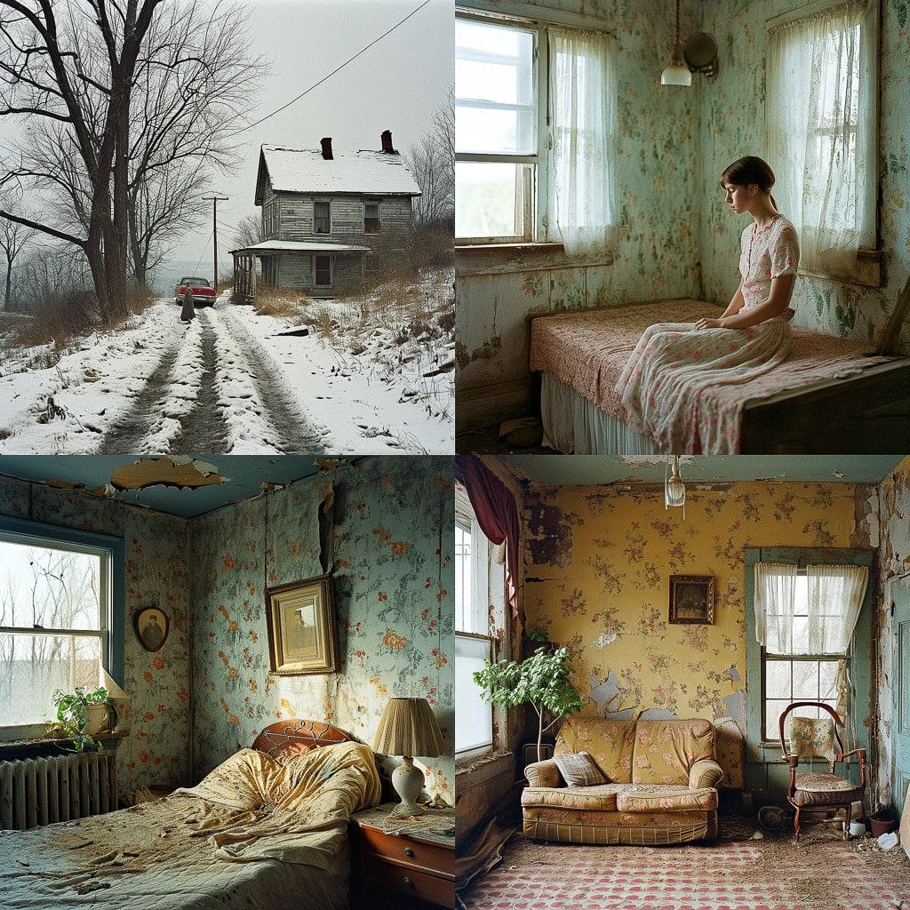 Alec Soth style, Midjourney V6, render 1 of 4