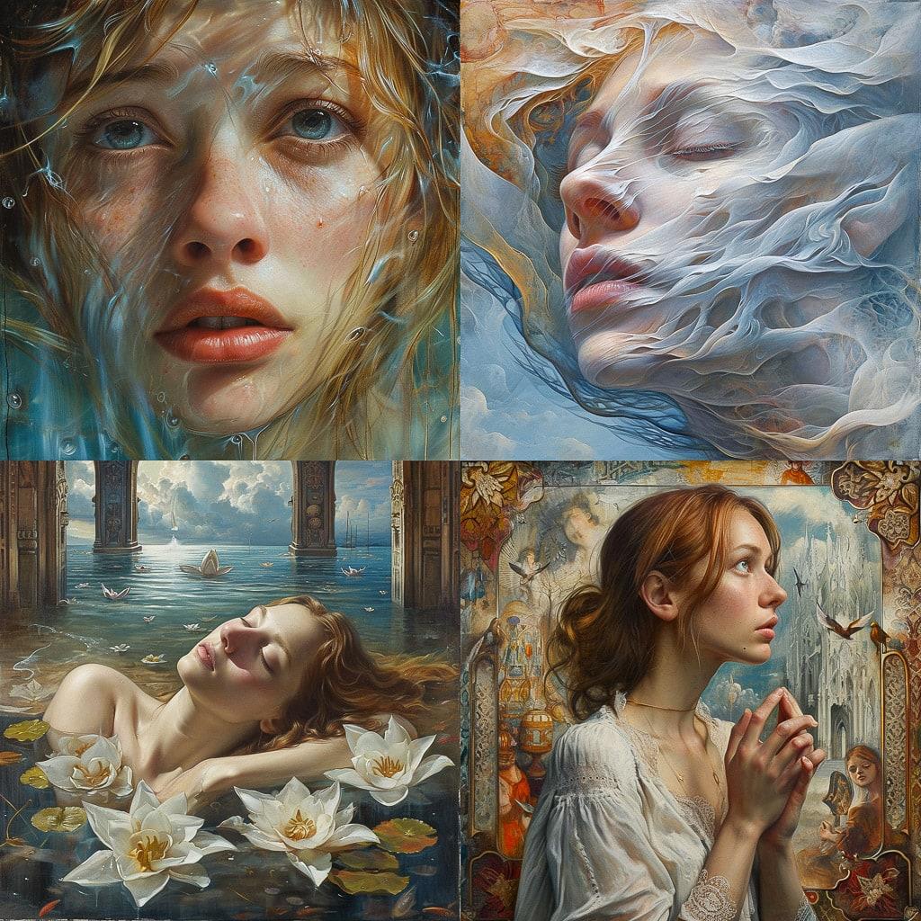 Alex Alemany style, Midjourney V6, render 1 of 4