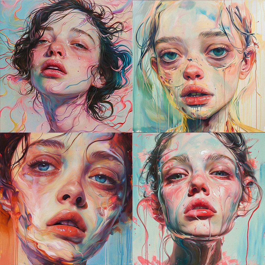 Alex Garant style, Midjourney V6, render 1 of 4