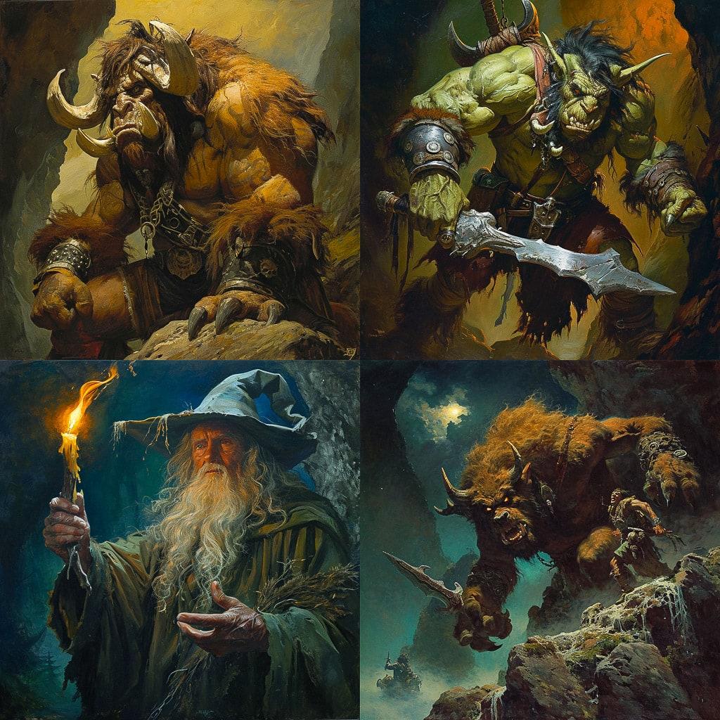 Alex Horley style, Midjourney V6, render 1 of 4