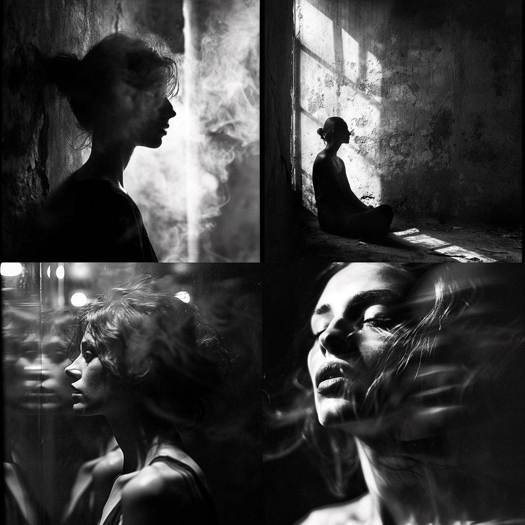 Alex Majoli style, Midjourney V6, render 1 of 4