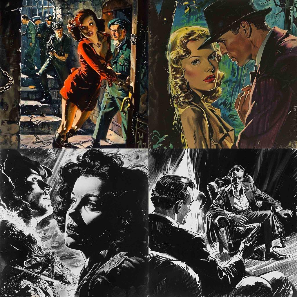 Alex Raymond style, Midjourney V6, render 1 of 4