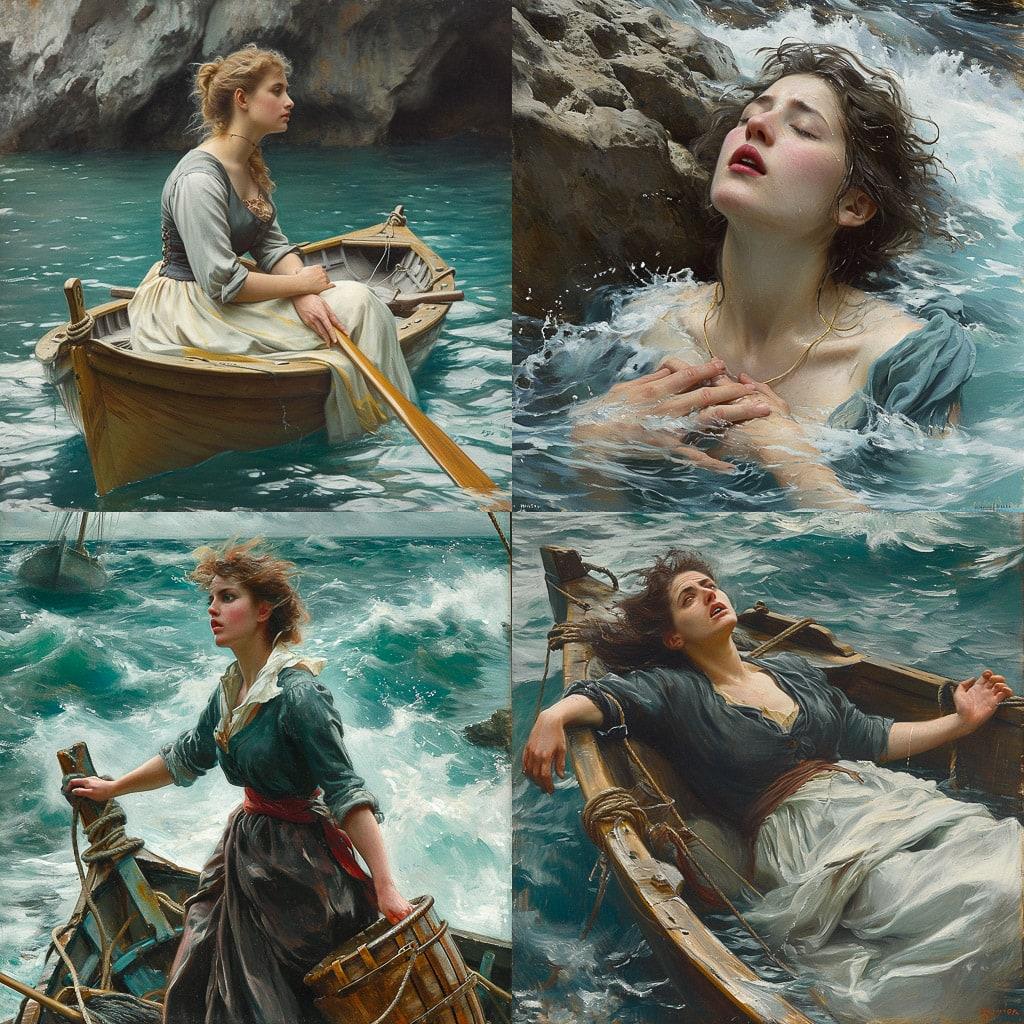 Alfred Guillou style, Midjourney V6, render 1 of 4