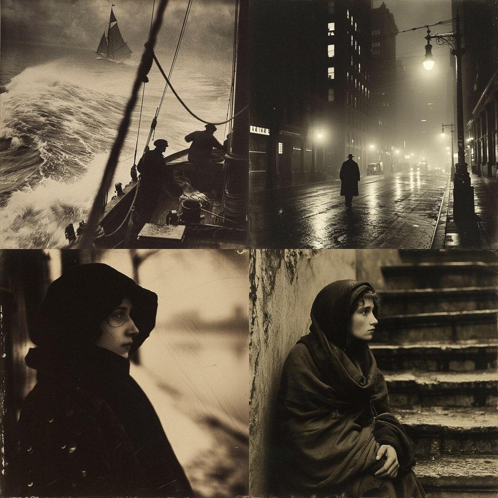 Alfred Stieglitz style, Midjourney V6, render 1 of 4