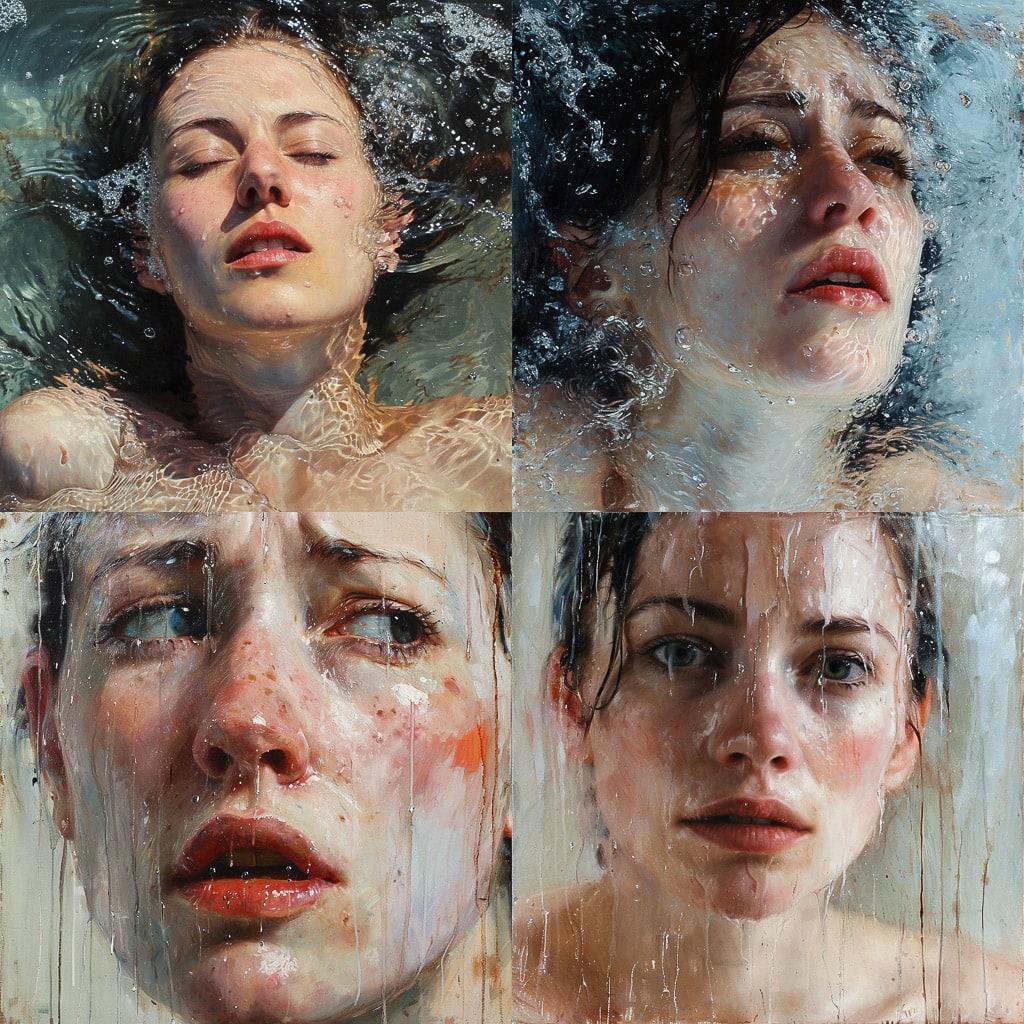 Alyssa Monks style, Midjourney V6, render 1 of 4