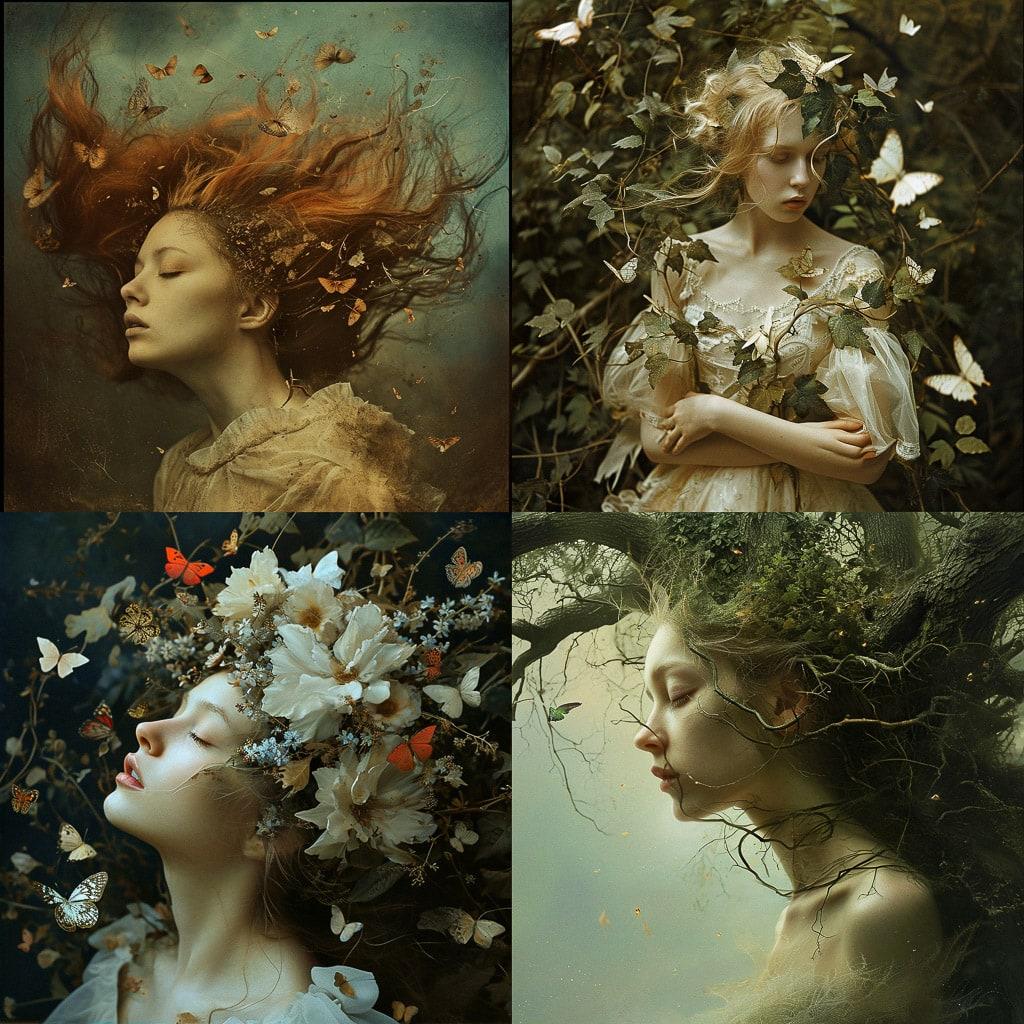 Amandine van Ray style, Midjourney V6, render 1 of 4