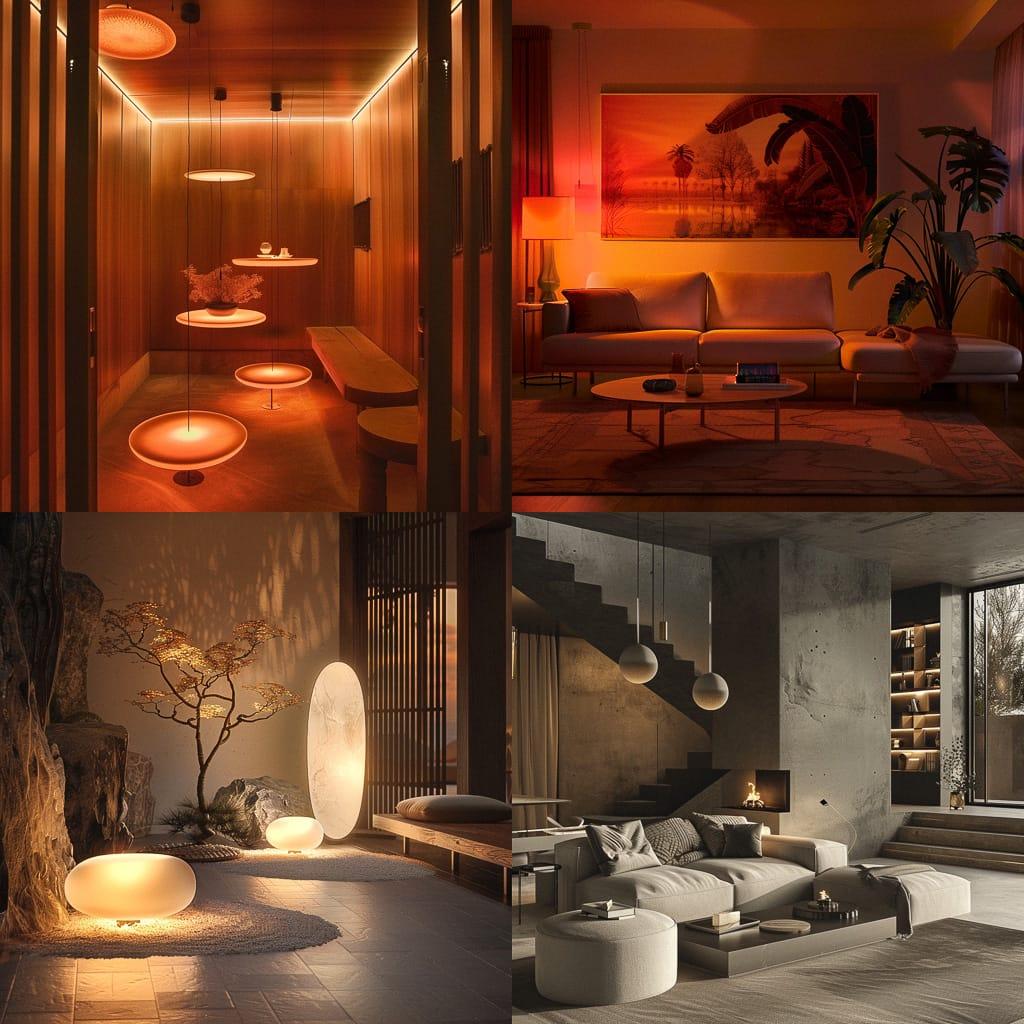 Ambient lighting style, Midjourney V6, render 1 of 4