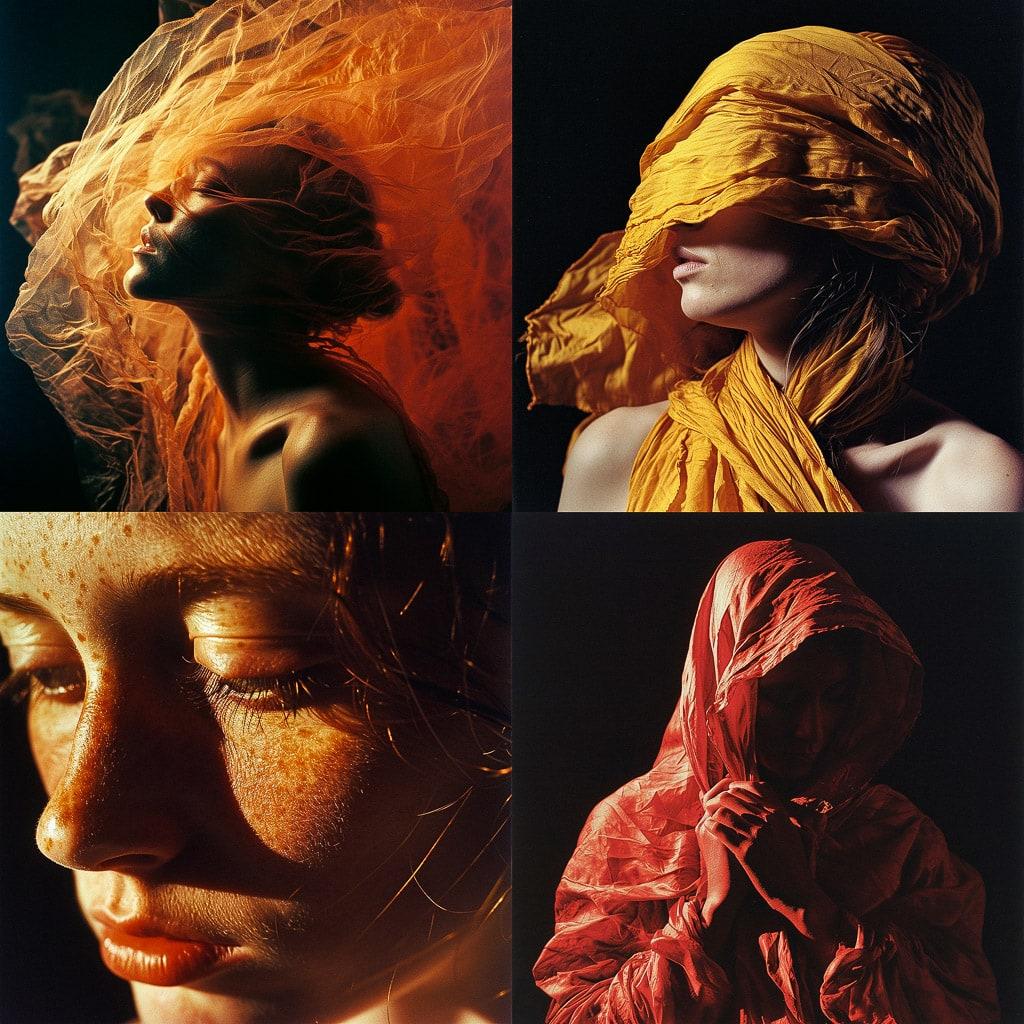 Andres Serrano style, Midjourney V6, render 1 of 4
