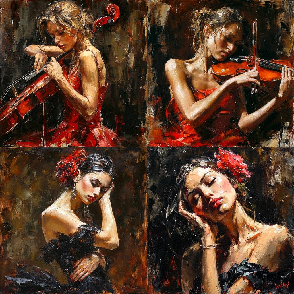 Andrew Atroshenko style, Midjourney V6, render 1 of 4