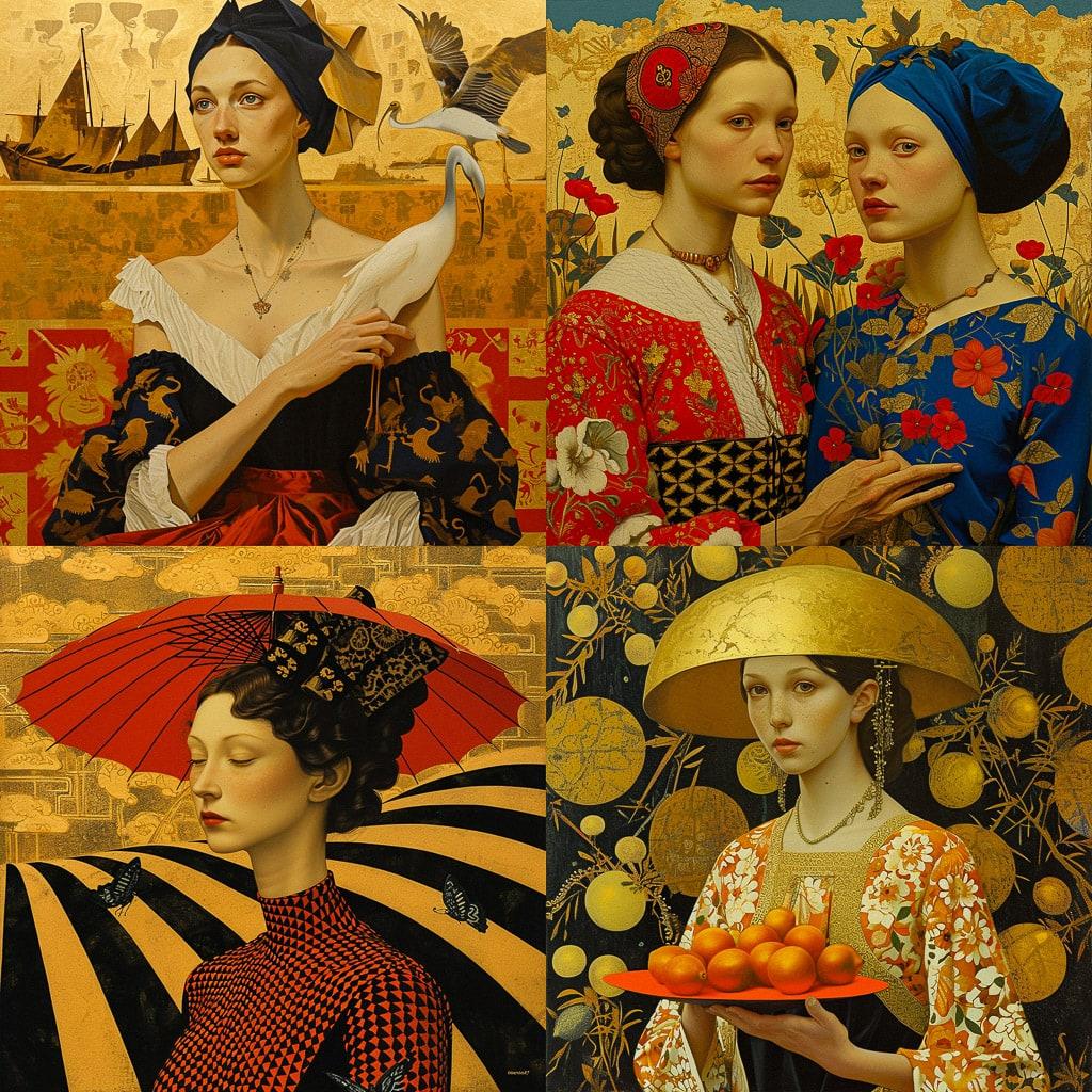 Andrey Remnev style, Midjourney V6, render 1 of 4
