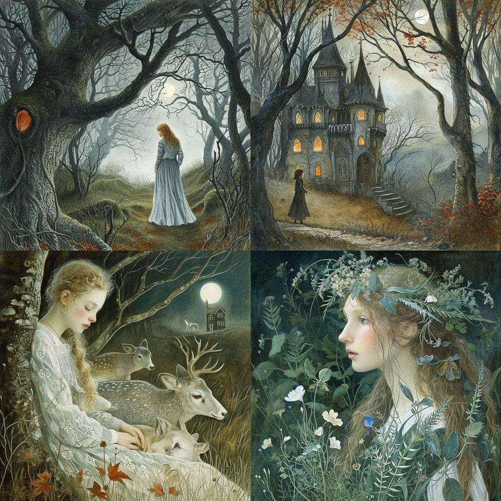 Angela Barrett style, Midjourney V6, render 1 of 4