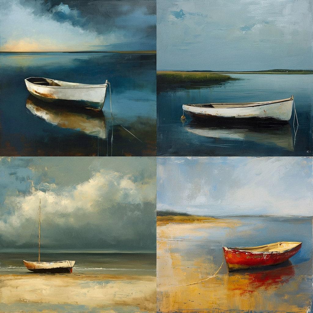 Anne Packard style, Midjourney V6, render 1 of 4