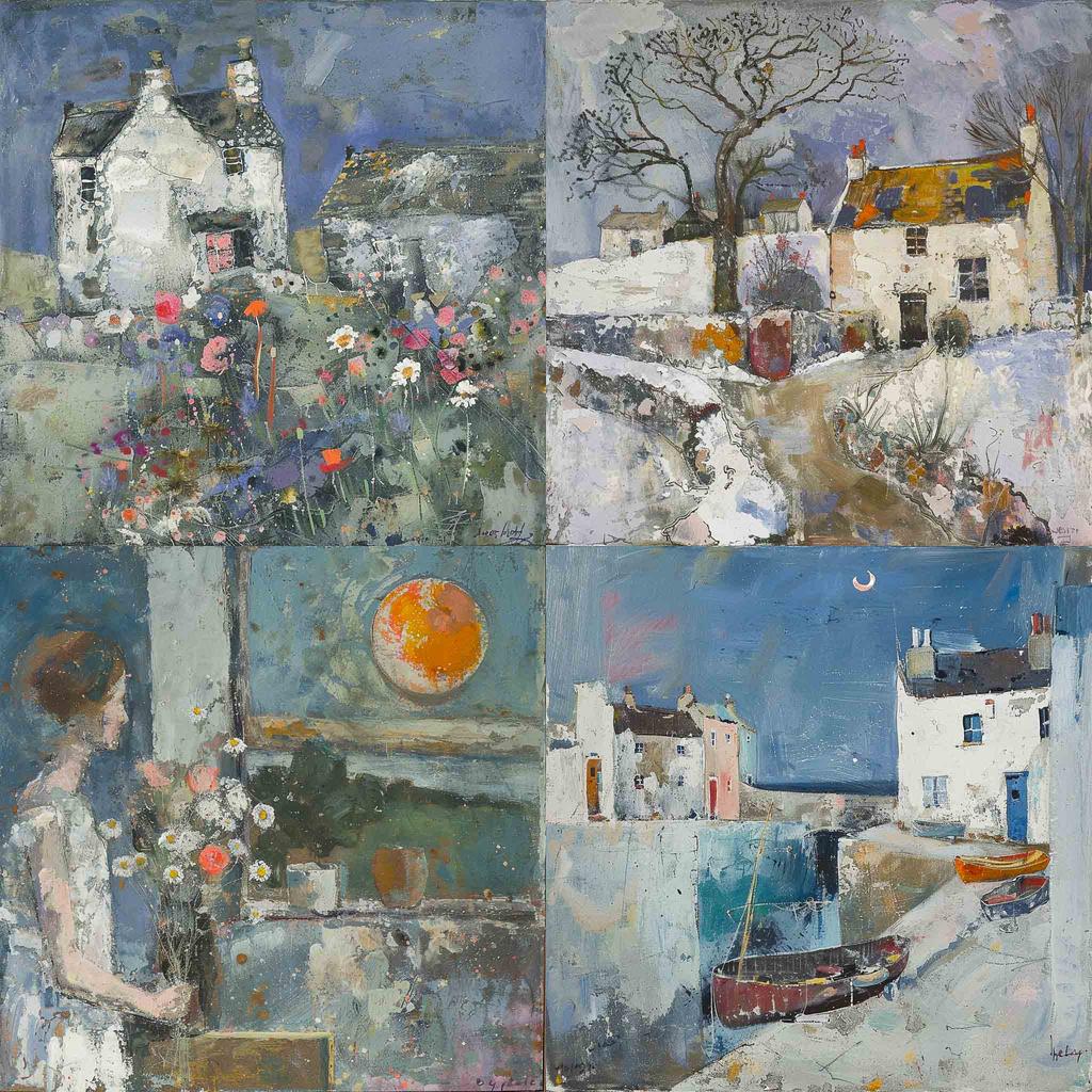 Anne Redpath style, Midjourney V6, render 1 of 4