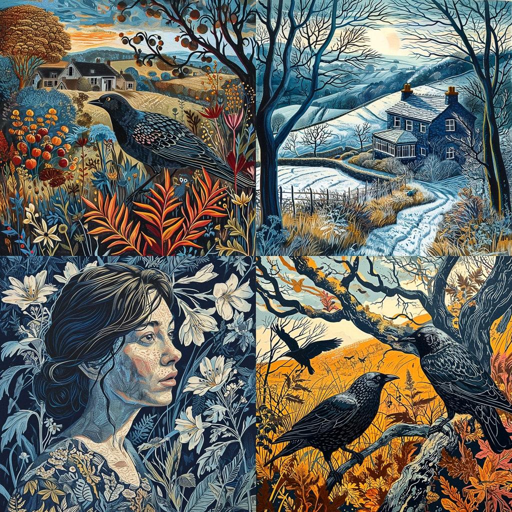 Annie Soudain style, Midjourney V6, render 1 of 4