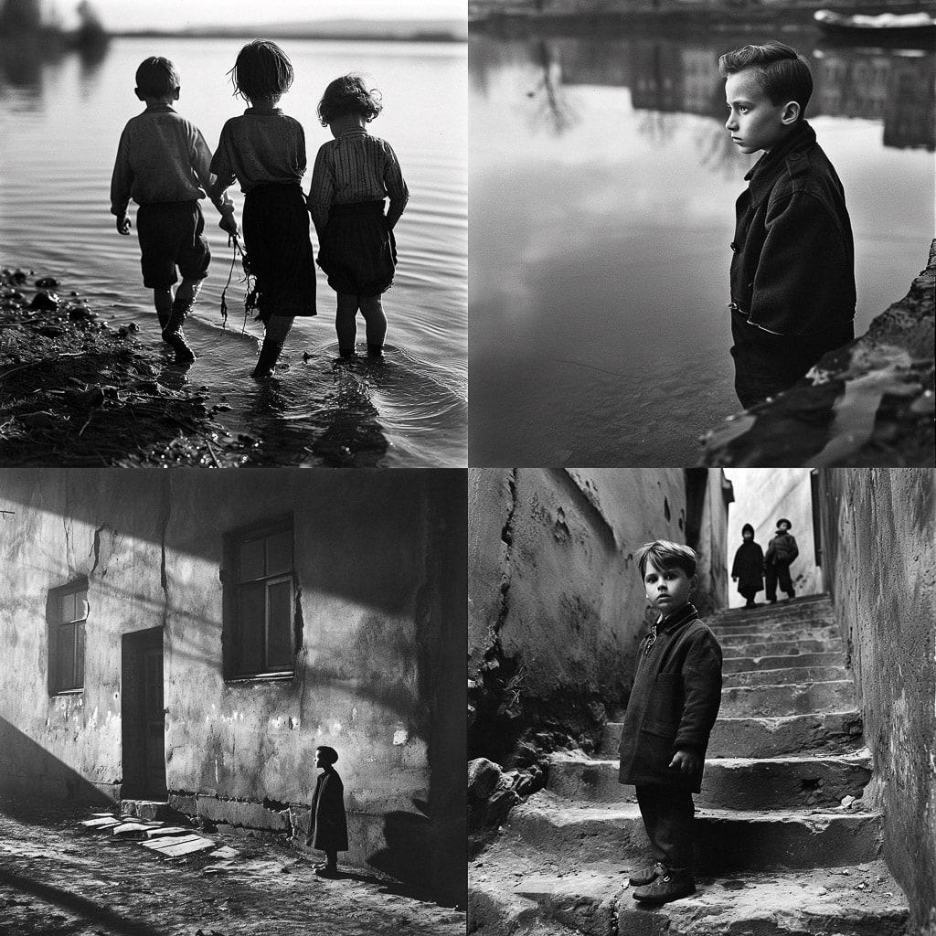 Antanas Sutkus style, Midjourney V6, render 1 of 4