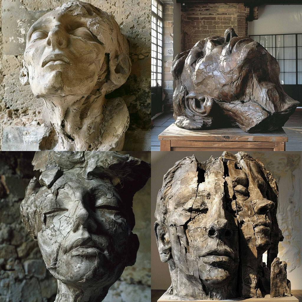Antoine Bourdelle style, Midjourney V6, render 1 of 4