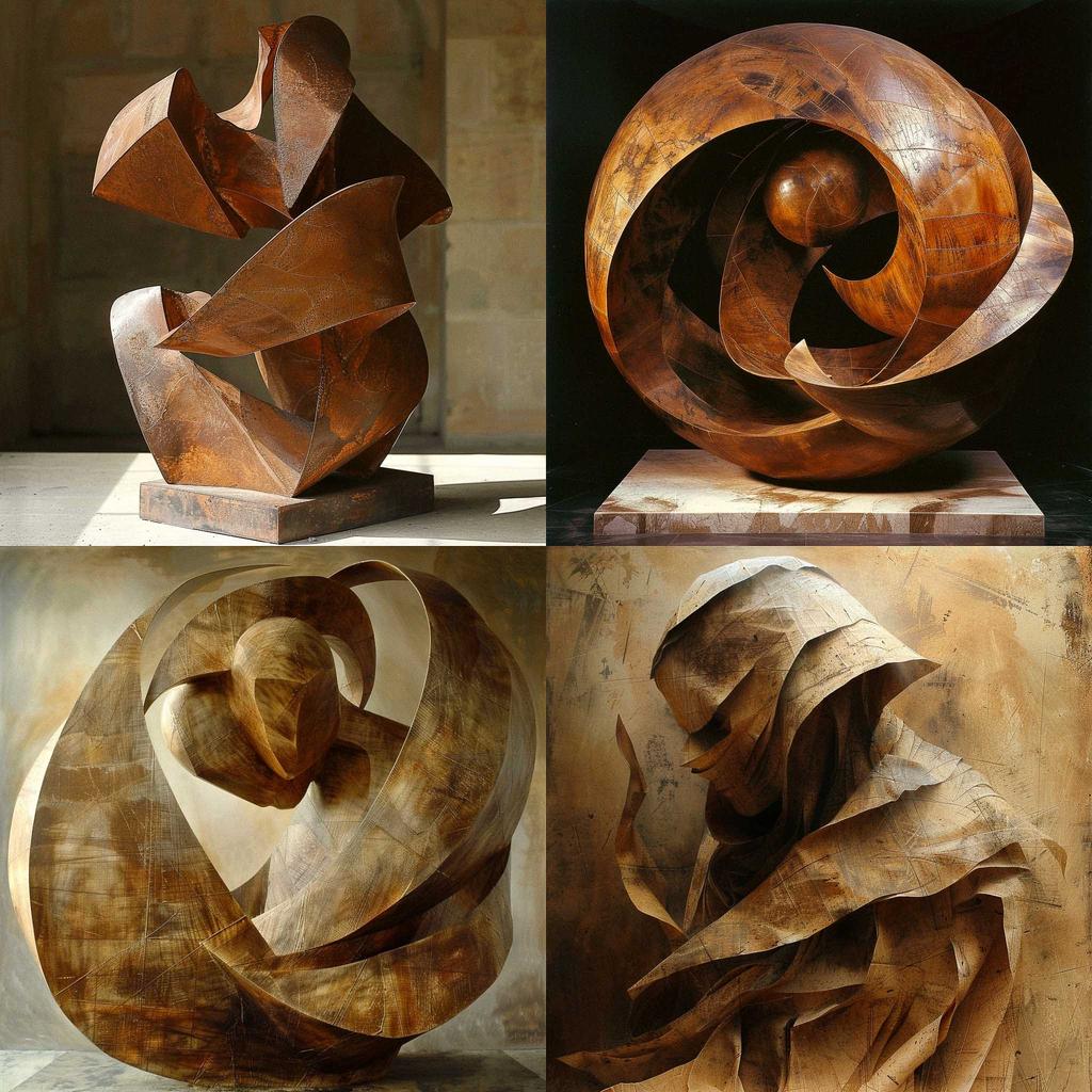 Antoine Pevsner style, Midjourney V6, render 1 of 4