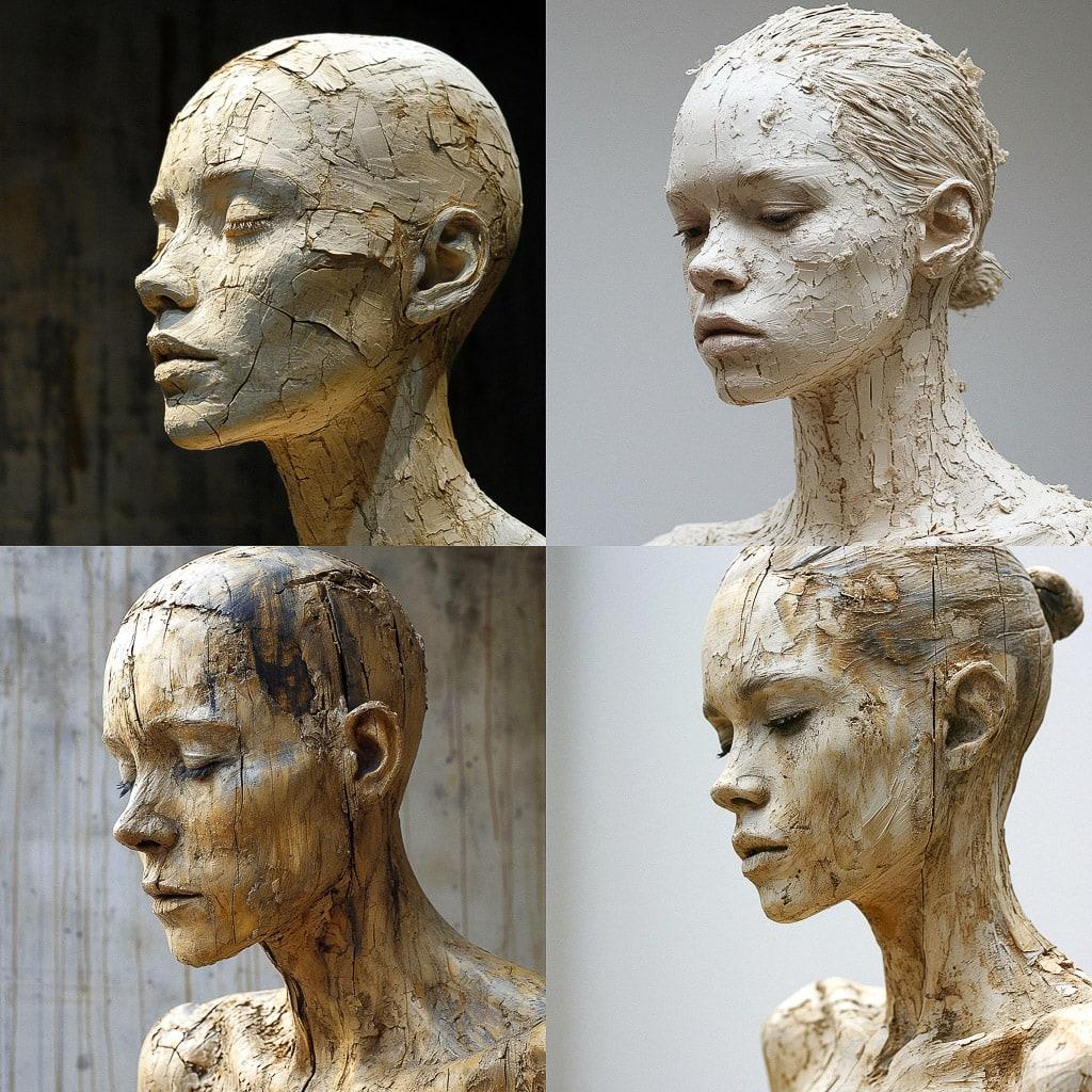 Aron Demetz style, Midjourney V6, render 1 of 4