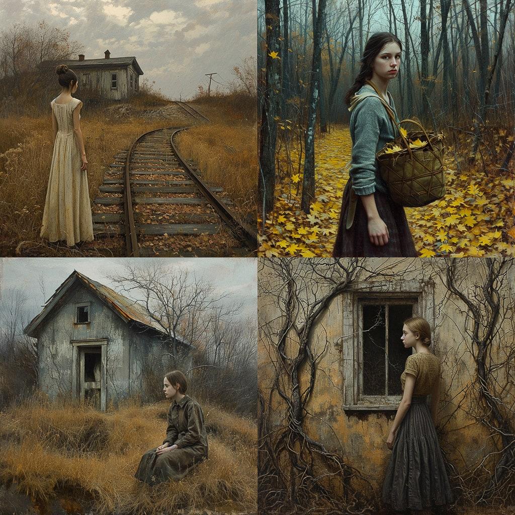 Aron Wiesenfeld style, Midjourney V6, render 1 of 4
