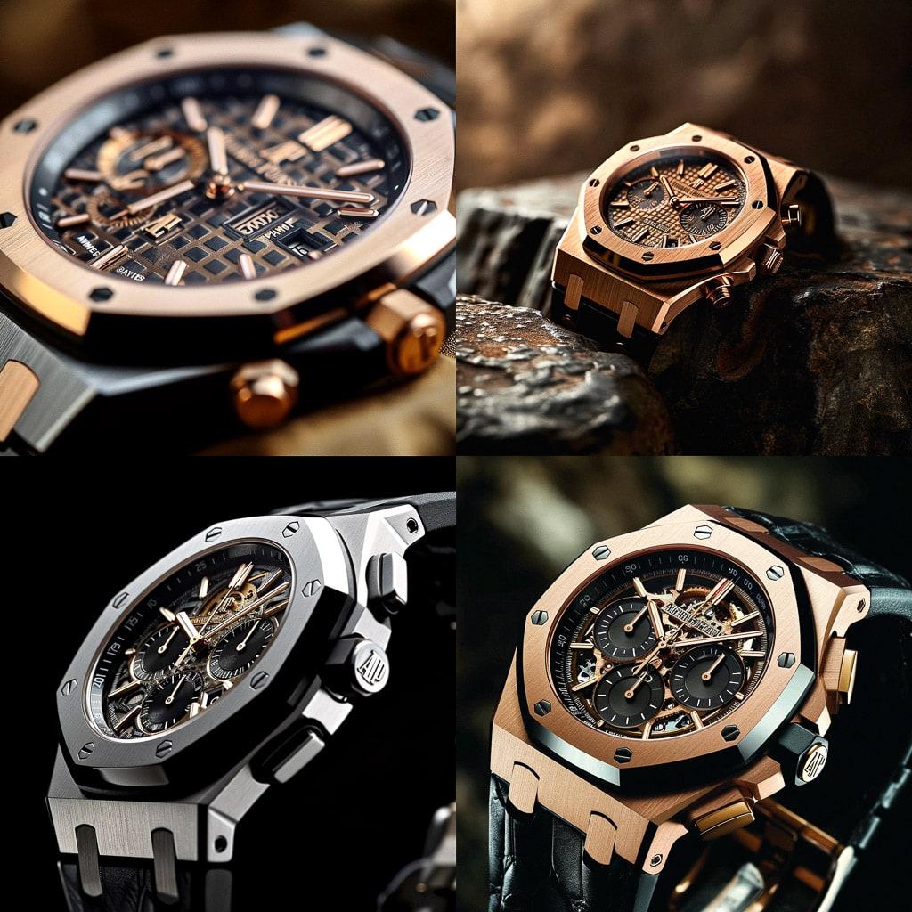 Audemars Piguet style, Midjourney V6, render 1 of 4