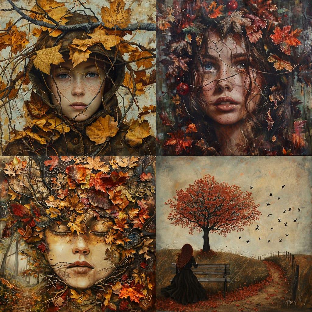 Autumn style, Midjourney V6, render 1 of 4