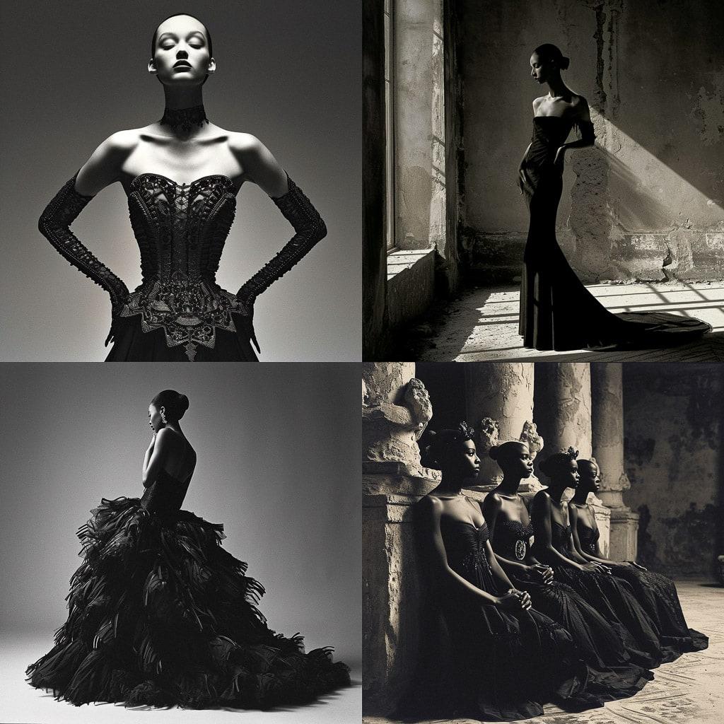 Azzedine Alaia style, Midjourney V6, render 1 of 4