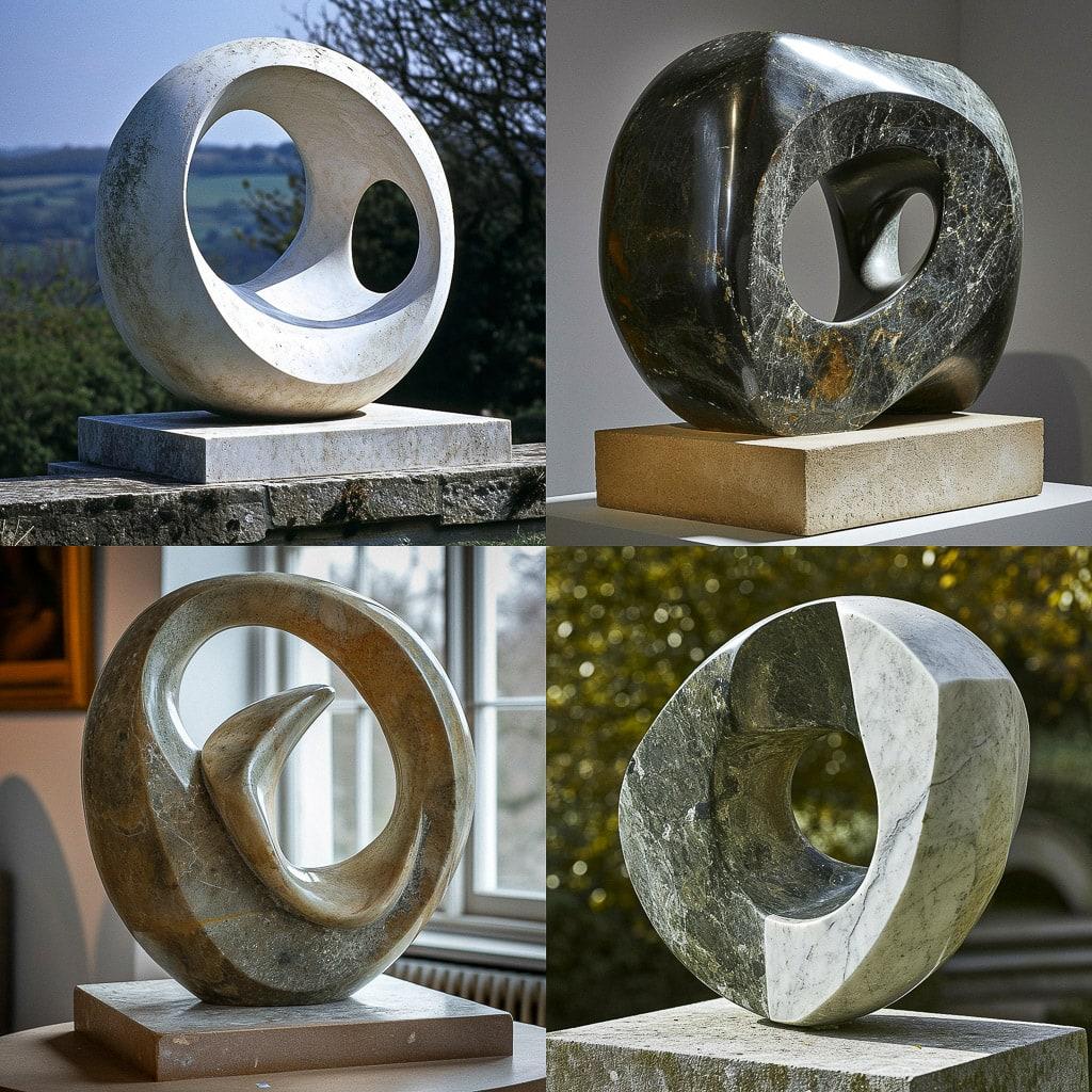 Barbara Hepworth style, Midjourney V6, render 1 of 4