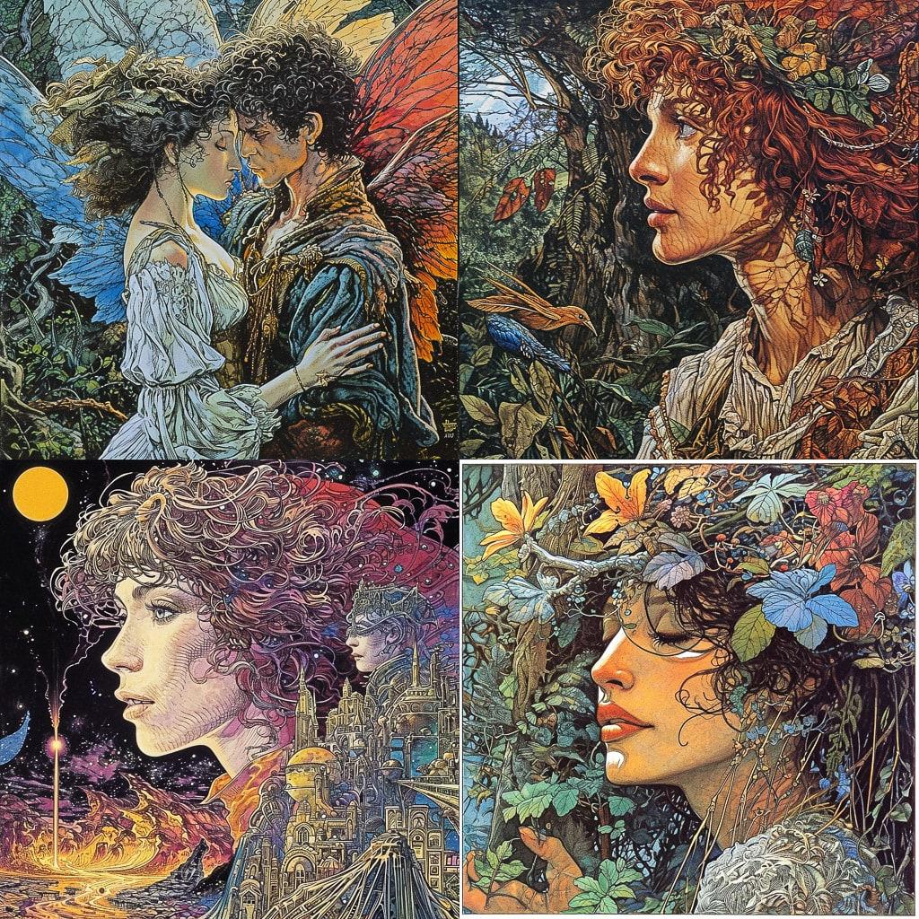 Barry Windsor-Smith style, Midjourney V6, render 1 of 4