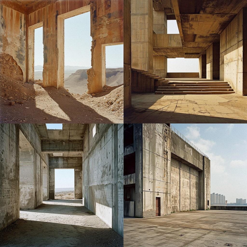 Bas Princen style, Midjourney V6, render 1 of 4
