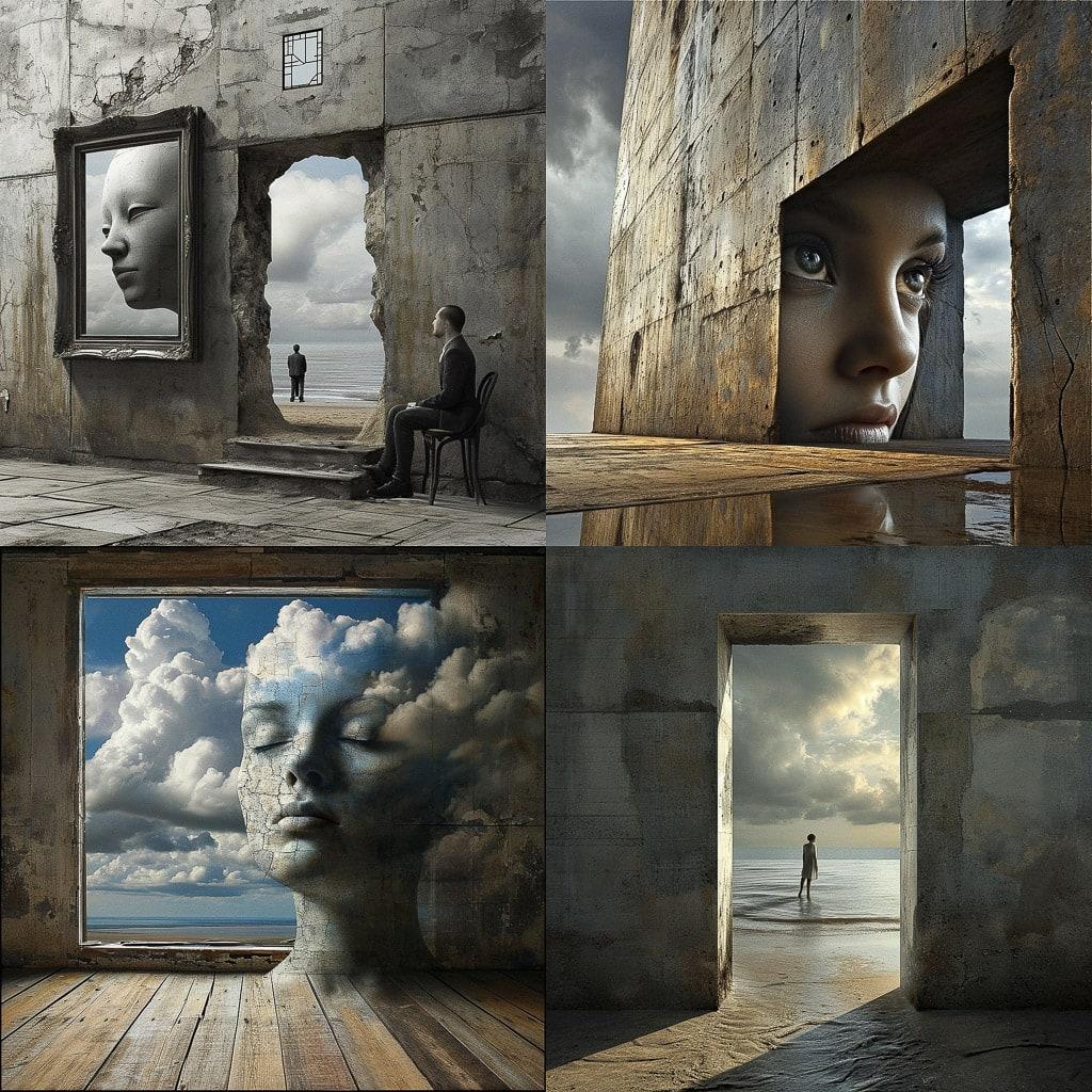 Ben Goossens style, Midjourney V6, render 1 of 4