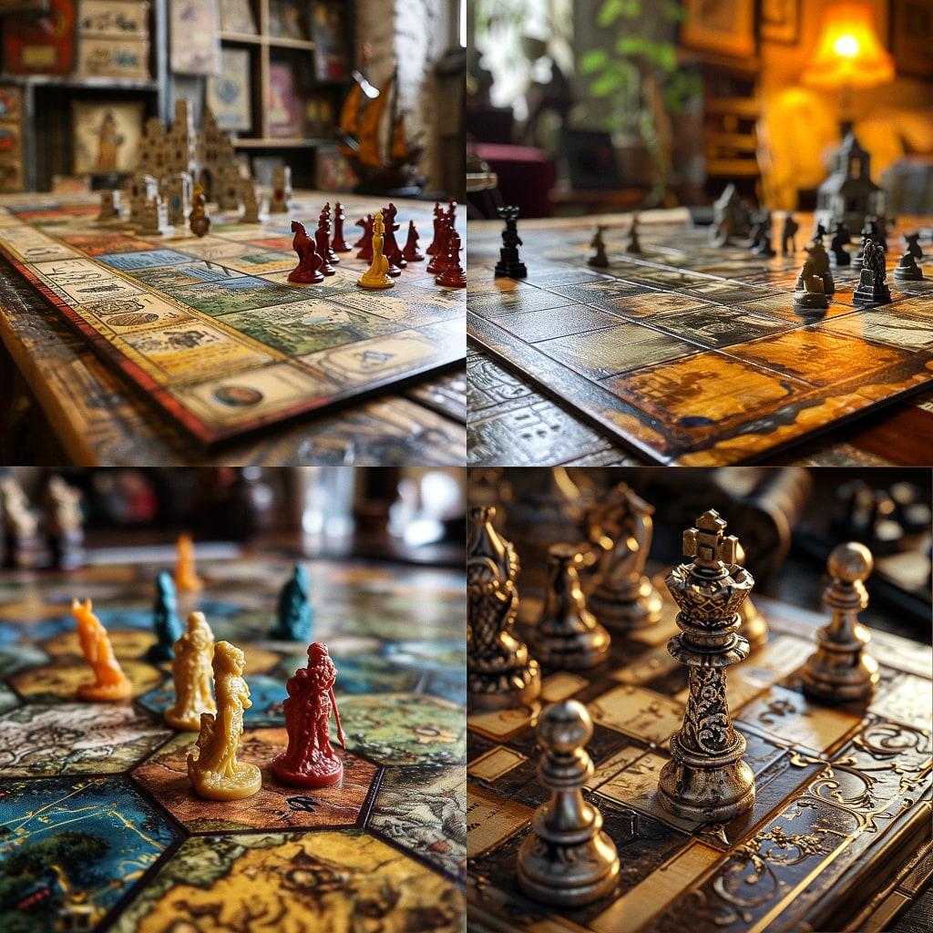 Board game style, Midjourney V6, render 1 of 4