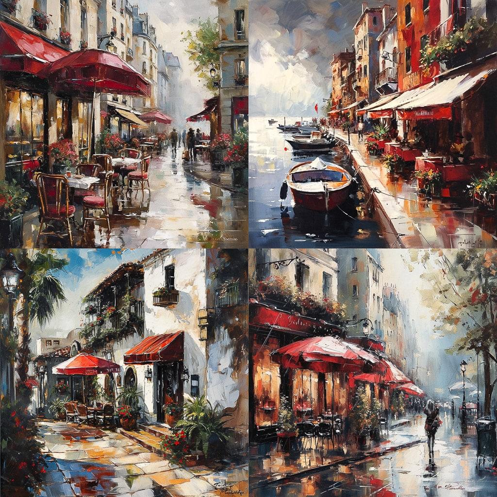 Brent Heighton style, Midjourney V6, render 1 of 4