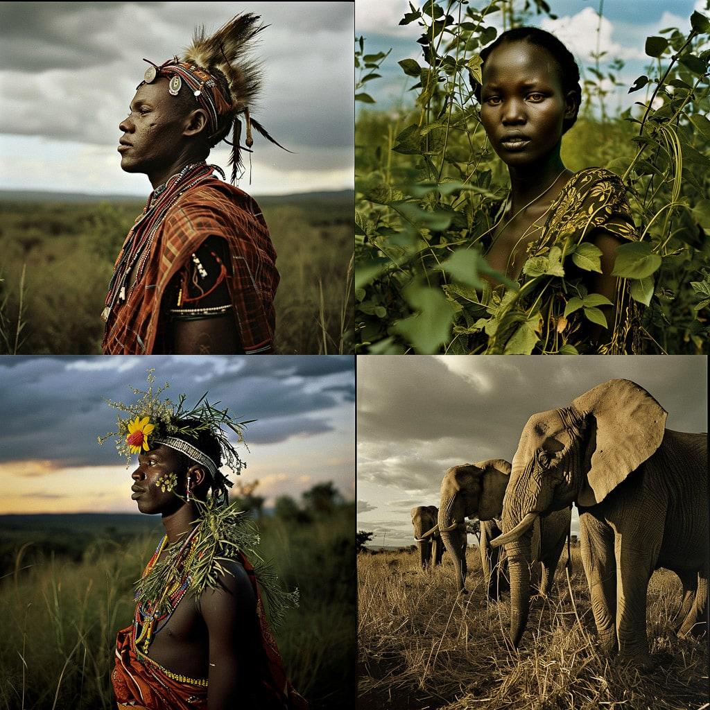 Brent Stirton style, Midjourney V6, render 1 of 4