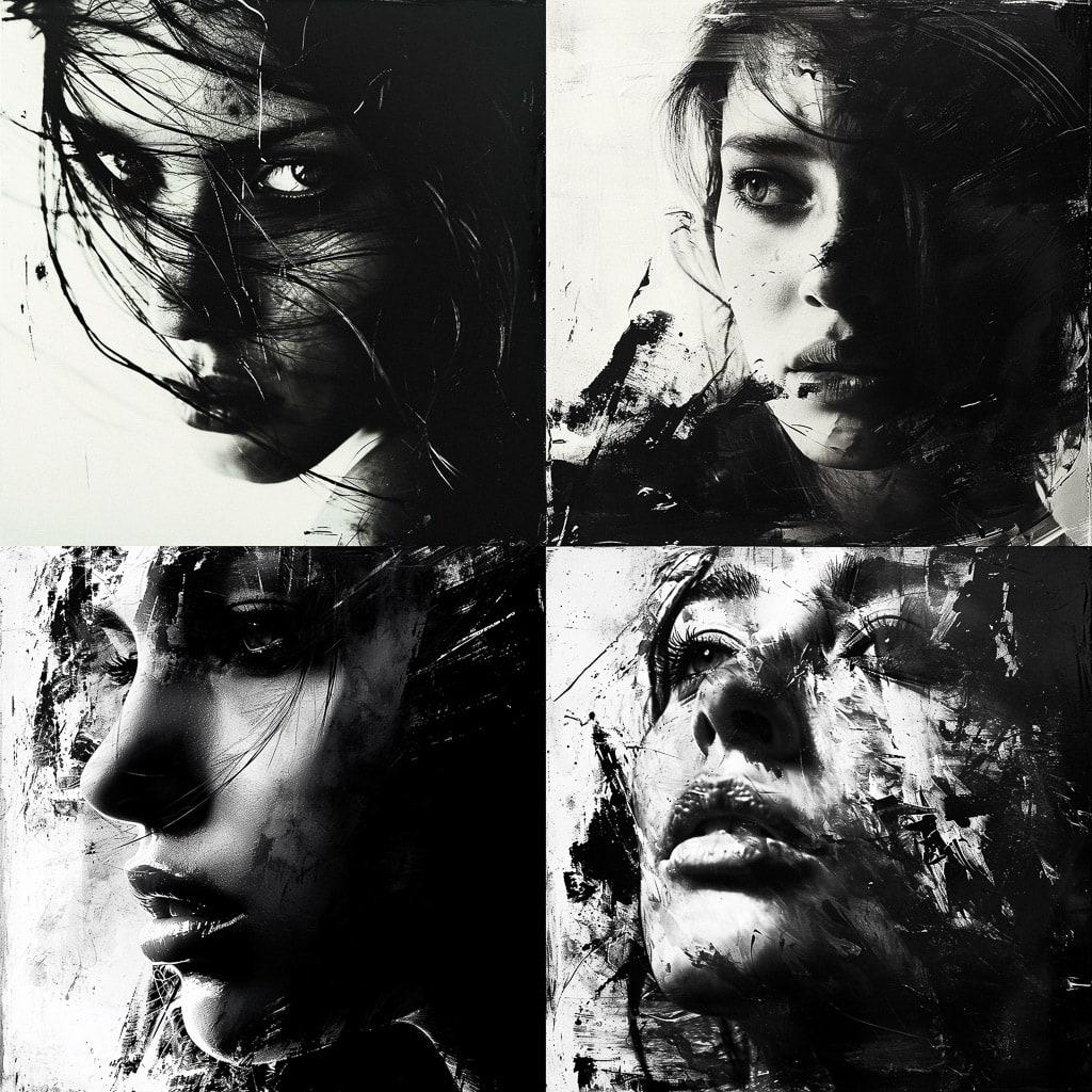 Brett Walker style, Midjourney V6, render 1 of 4
