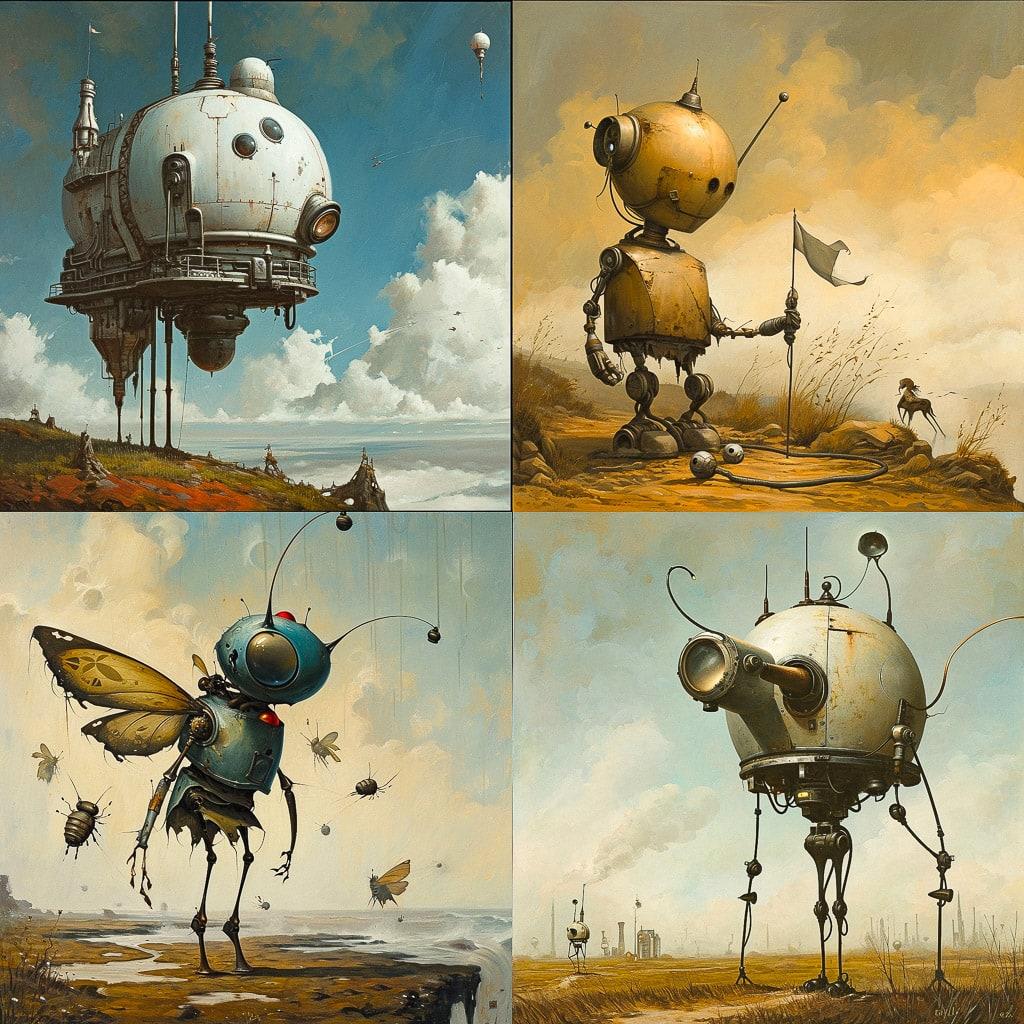 Brian Despain style, Midjourney V6, render 1 of 4