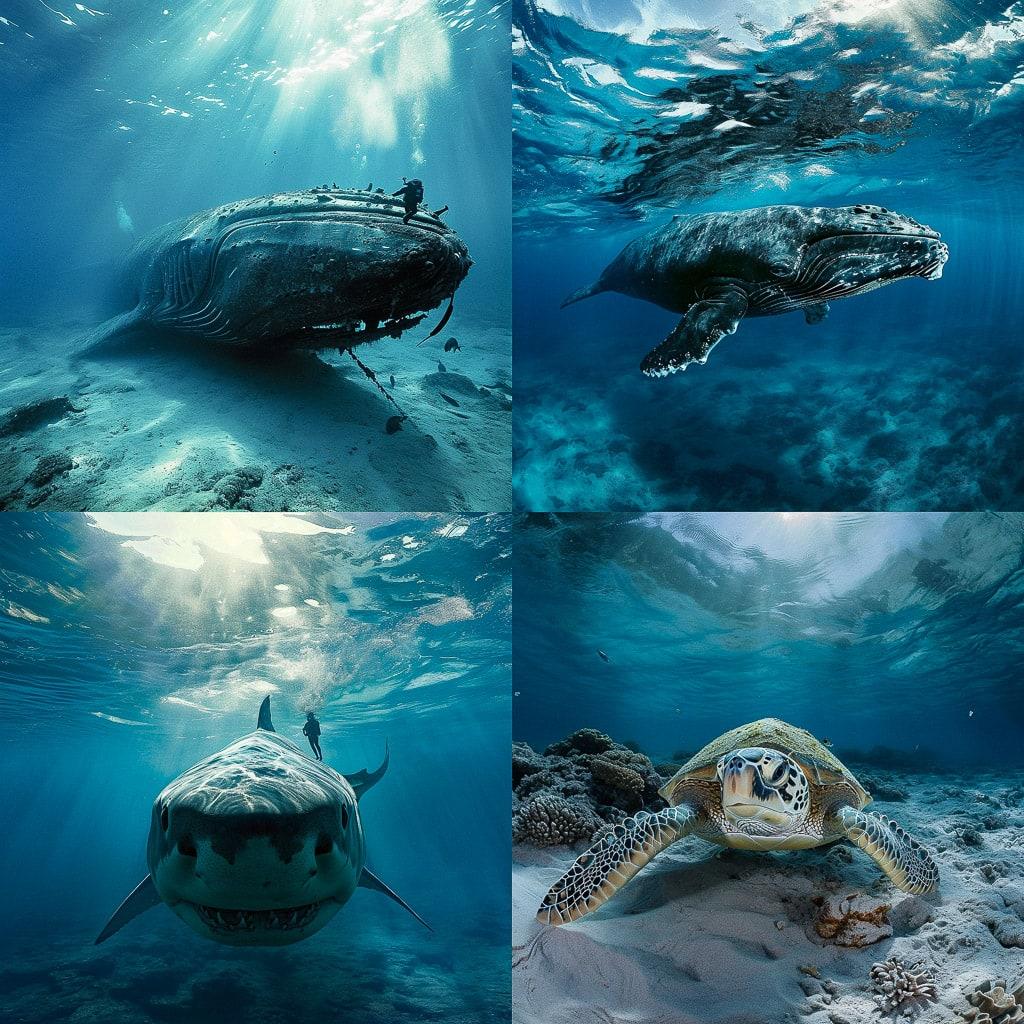 Brian Skerry style, Midjourney V6, render 1 of 4