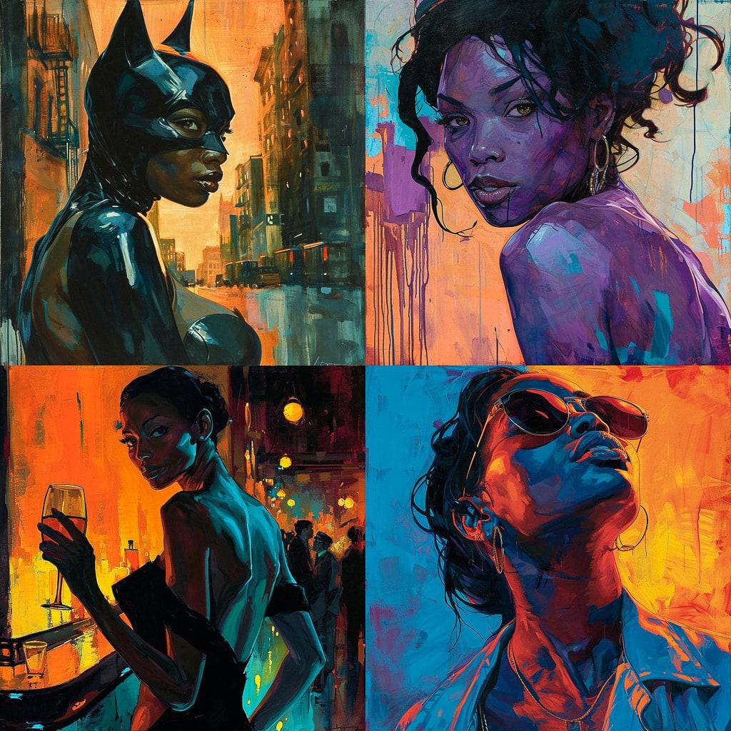 Brian Stelfreeze style, Midjourney V6, render 1 of 4