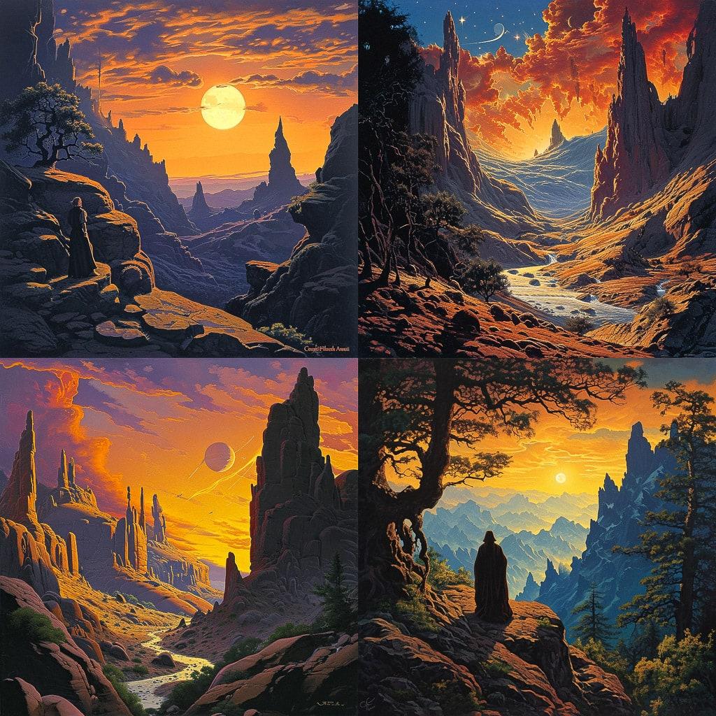 Brothers Hildebrandt style, Midjourney V6, render 1 of 4