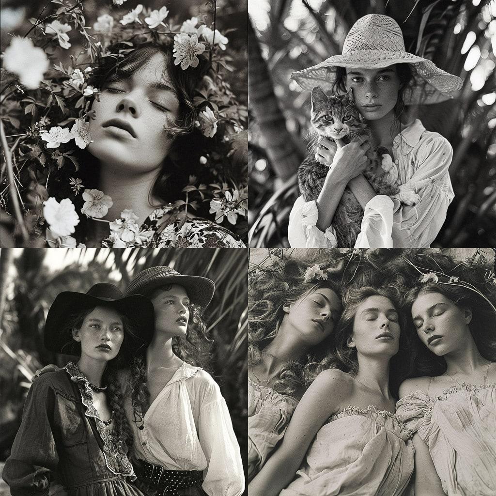Bruce Weber style, Midjourney V6, render 1 of 4