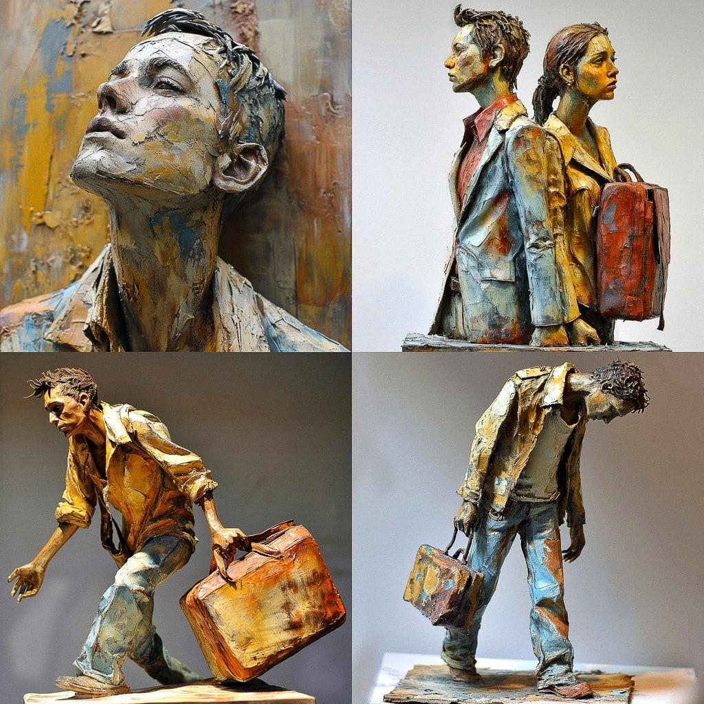Bruno Catalano style, Midjourney V6, render 1 of 4