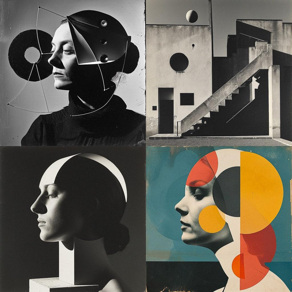 Bruno Munari style, Midjourney V6, render 1 of 4
