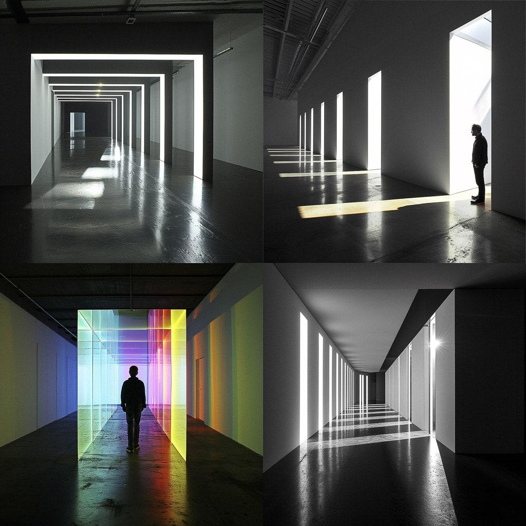 Carsten Nicolai style, Midjourney V6, render 1 of 4
