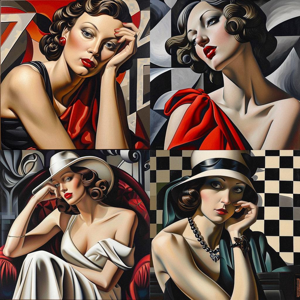 Catherine Abel style, Midjourney V6, render 1 of 4