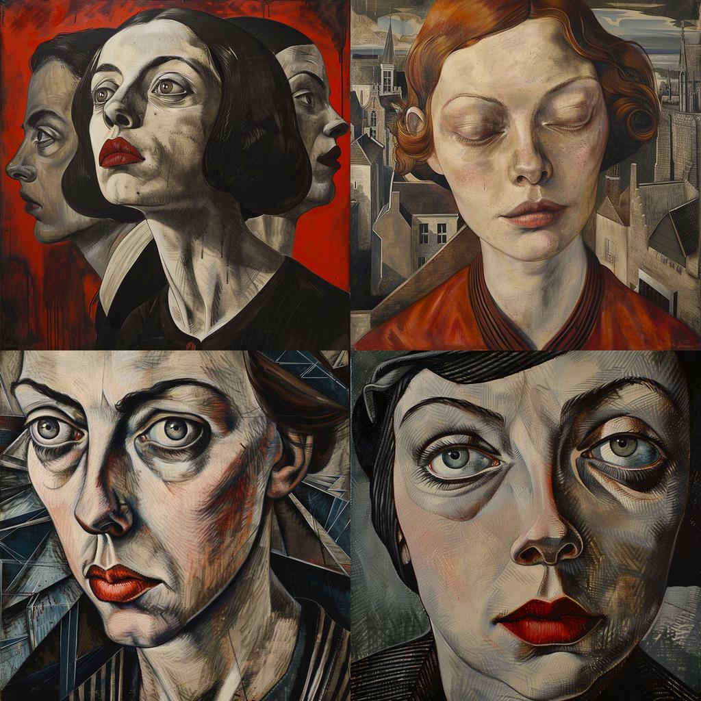 Charley Toorop style, Midjourney V6, render 1 of 4