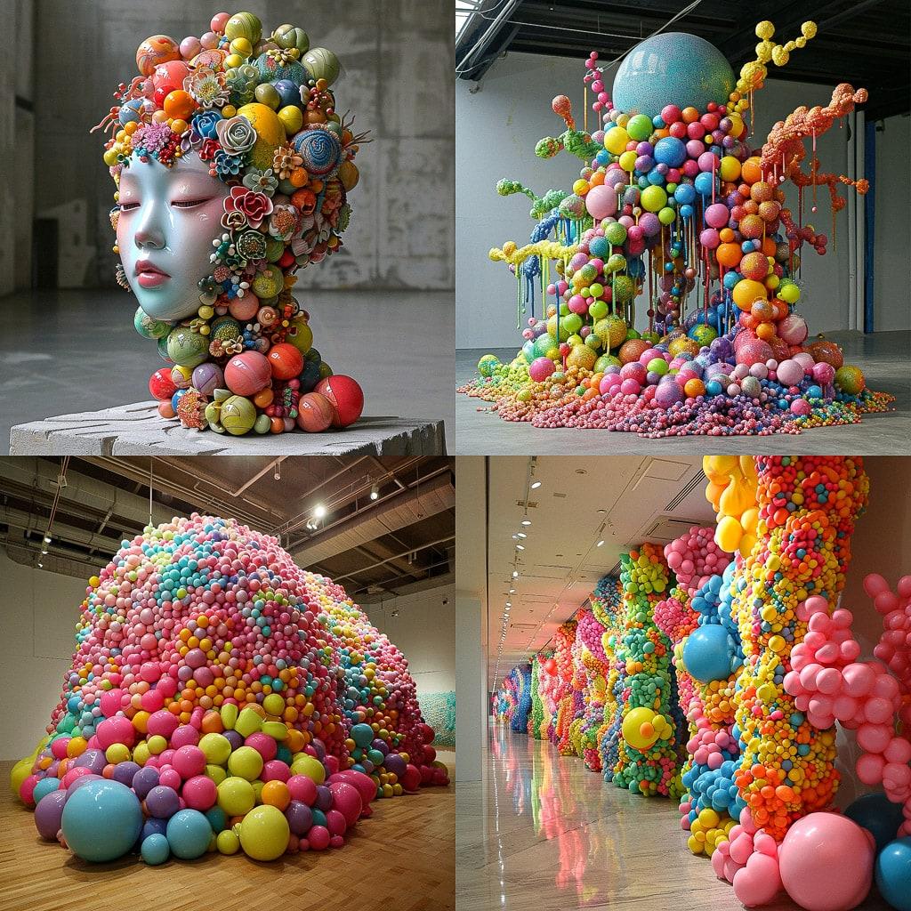 Choi Jeong-Hwa style, Midjourney V6, render 1 of 4