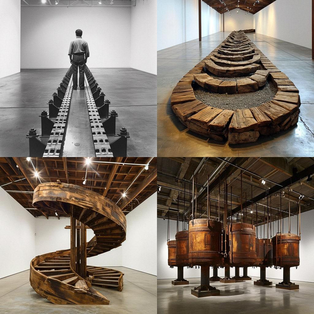 Chris Burden style, Midjourney V6, render 1 of 4