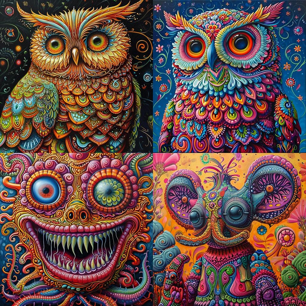 Chris Dyer style, Midjourney V6, render 1 of 4