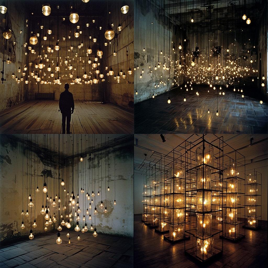 Christian Boltanski style, Midjourney V6, render 1 of 4